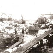 строительство подводного канала 1924 г.